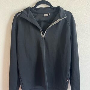 Ping Black Zip Up Sweater Classic Design